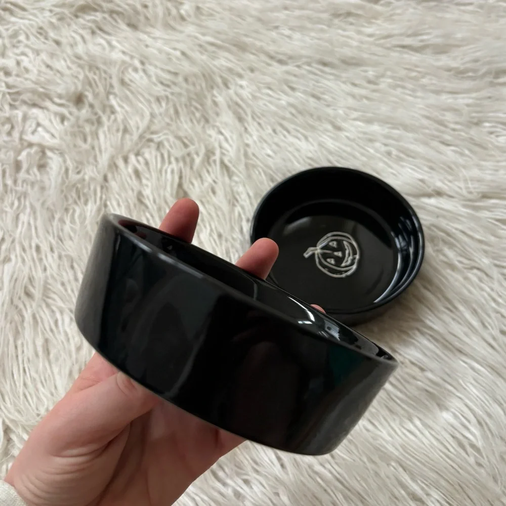 Rae Dunn Pack of 2 Spooky Cat Food Dish
